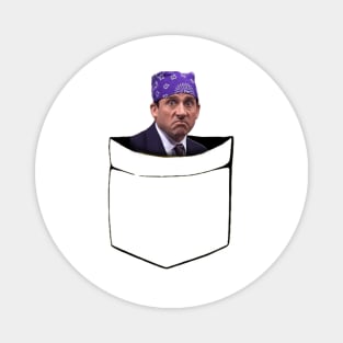 Prison Mike Scott Steve Carell Funny Pocket T-shirt Magnet